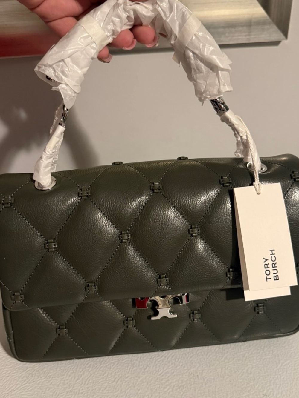 Tory Burch Quilted Bunny Knot Bag